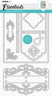 Studio Light Embossing Die Cut - Journal Essentials no. 343 OP=OP