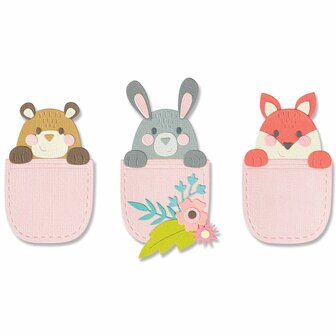 Sizzix Thinlits Die - Pocket Pals 665813 OP=OP