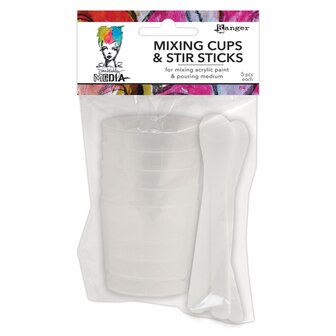 Ranger Media Mixing Cups &amp; Stir Sticks MDA63407 OP=OP