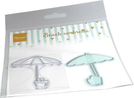 Marianne Design Stamp &amp; Die Set - Beach Umbrella CS1132 OP=OP