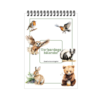 Verjaardagskalender A4 - Woodland Animals