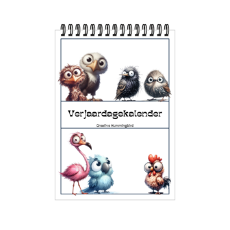 Verjaardagskalender A4 - Weird Birds