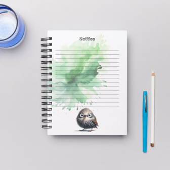 Jaaragenda A5 Gepersonaliseerd - Weird Birds 1