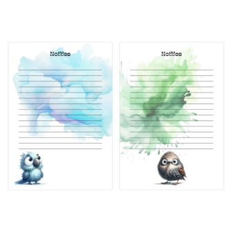 Jaaragenda A5 Gepersonaliseerd - Weird Birds 1