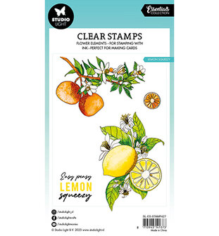 TWEEDE KANS Studio Light Clearstamp A6 - Essentials nr. 427 Lemon Squeezy SL-ES-STAMP427 OP=OP